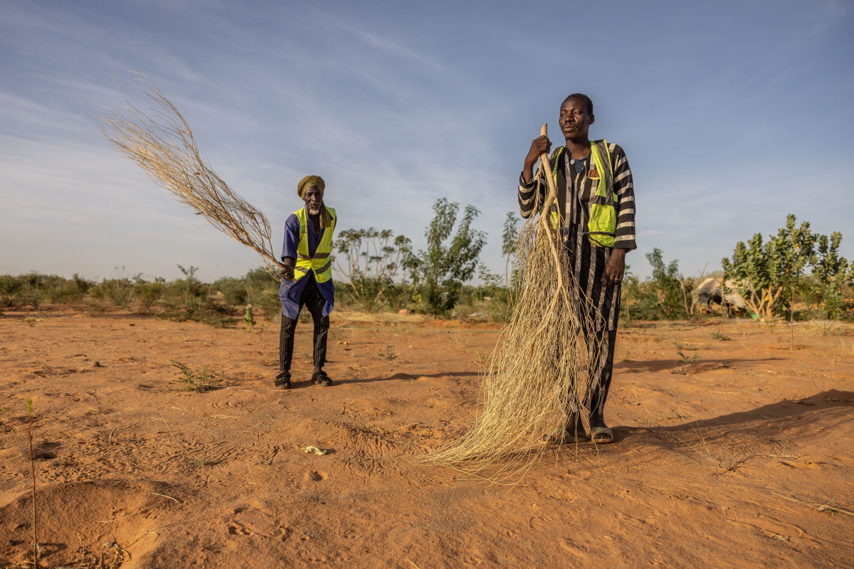 Malian Refugees Combat Desert Fires in Mauritania