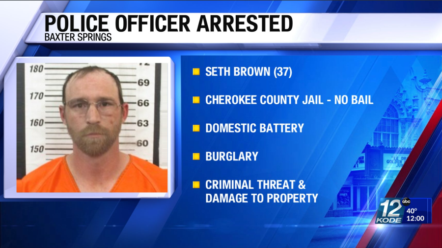 Baxter Springs Officer Faces Domestic Violence Charges