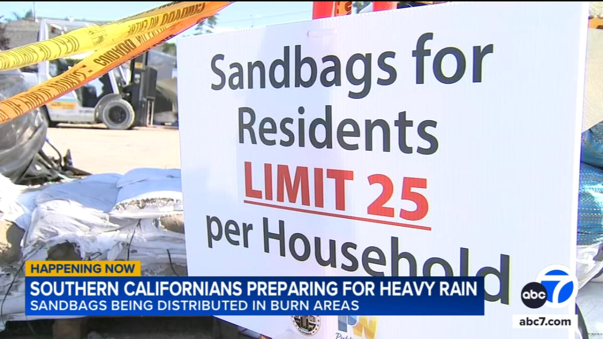 Southern California Braces for Four-Day Rain Event Starting Tuesday