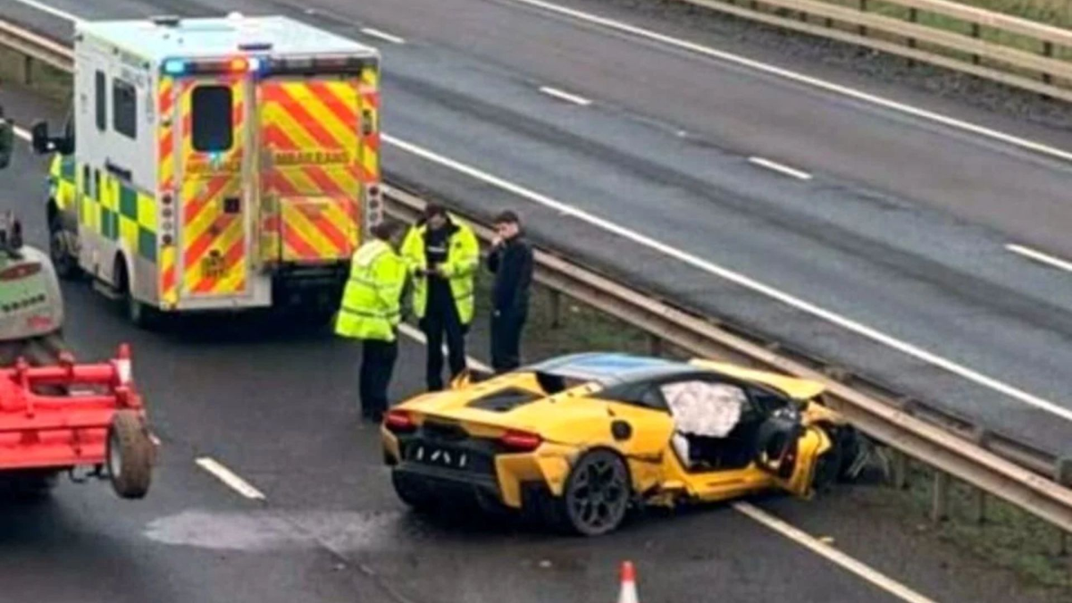Lamborghini Temerario Demo Car Crashes in Scotland