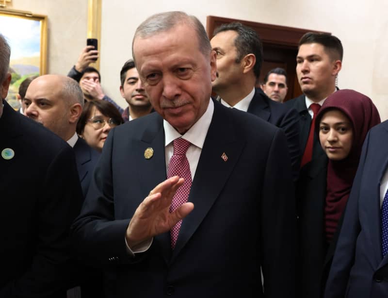 Erdogan Condemns Regional Meeting, Reaffirms Turkey's Mediterranean Stance and Gaza Support